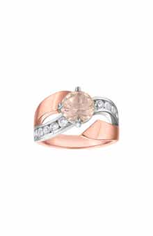 Bypass Cubic Zirconia Ring