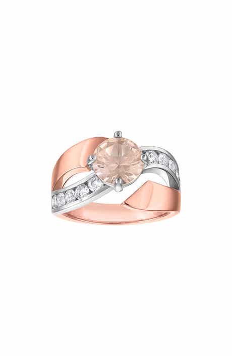 Bypass Cubic Zirconia Ring