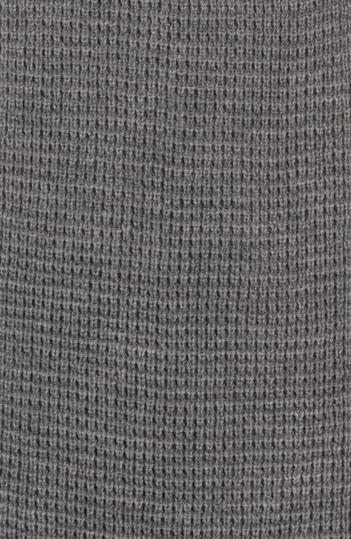 Allsaints Mixed Stitch Scarf In Gray