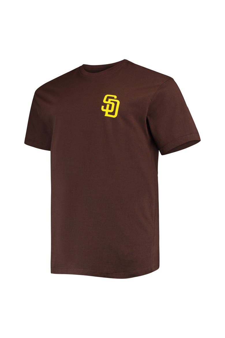 Men's Brown San Diego Padres Big & Tall Father's Day #1 Dad T-Shirt, Alternate, color, Brown