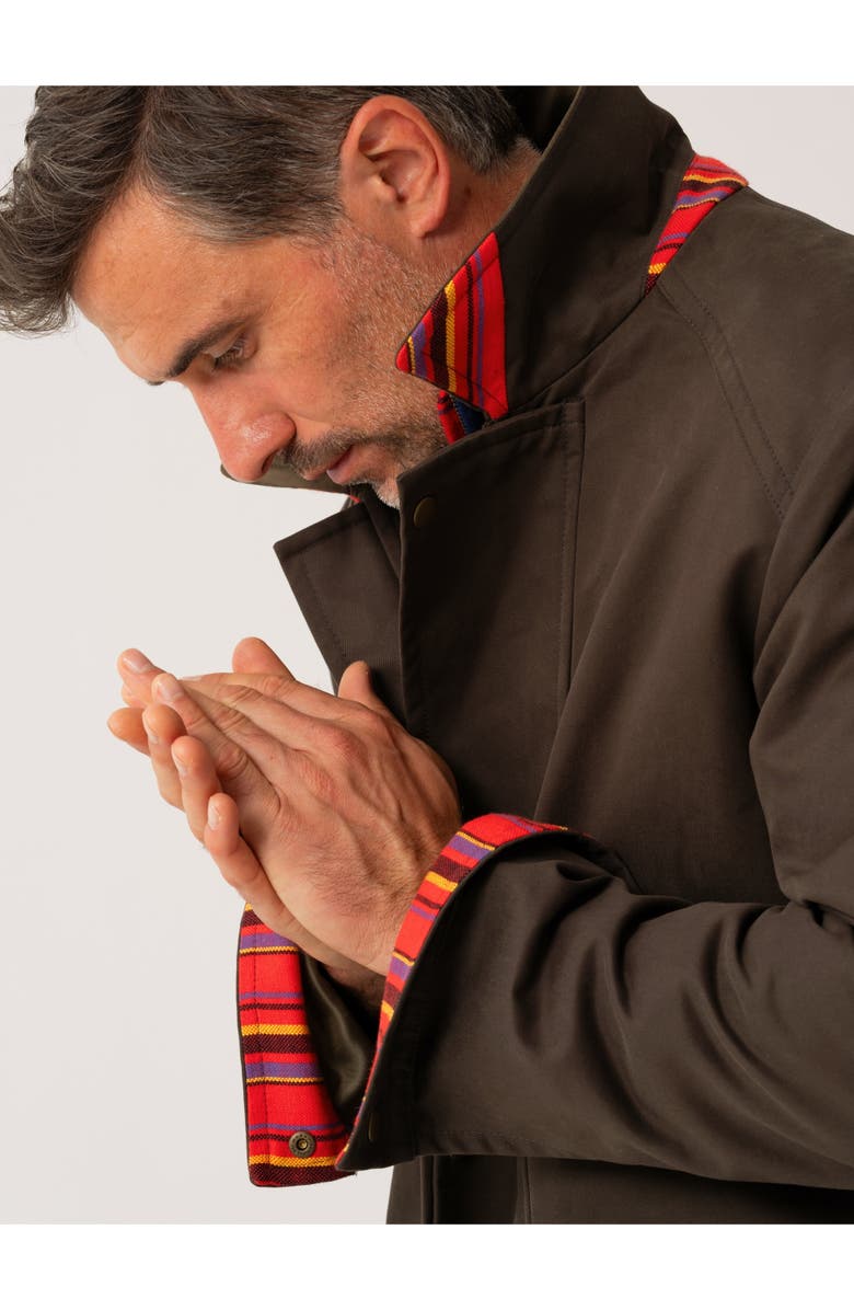 Koy Clothing Car Coat, Alternate, color, Dark Olive