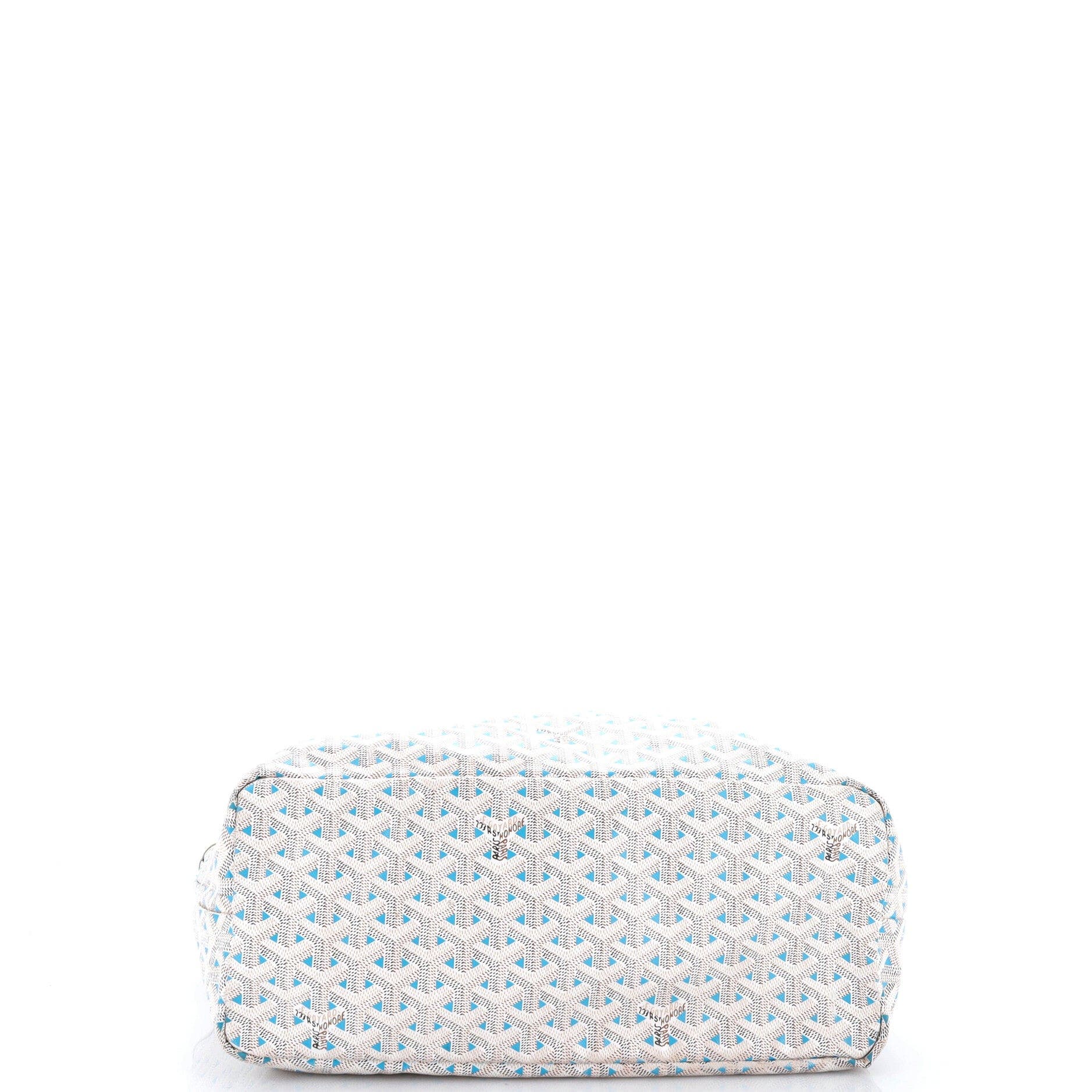 Saint Louis Tote Claire Voie Coated Canvas PM, Alternate, color, White