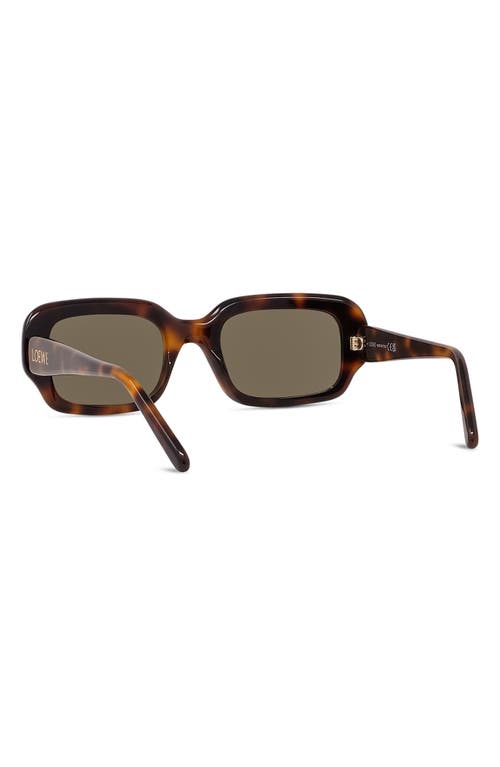 Loewe 51mm Rectangular Sunglasses In Brown