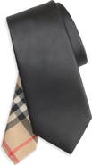 Burberry Check Lined EKD Silk Tie