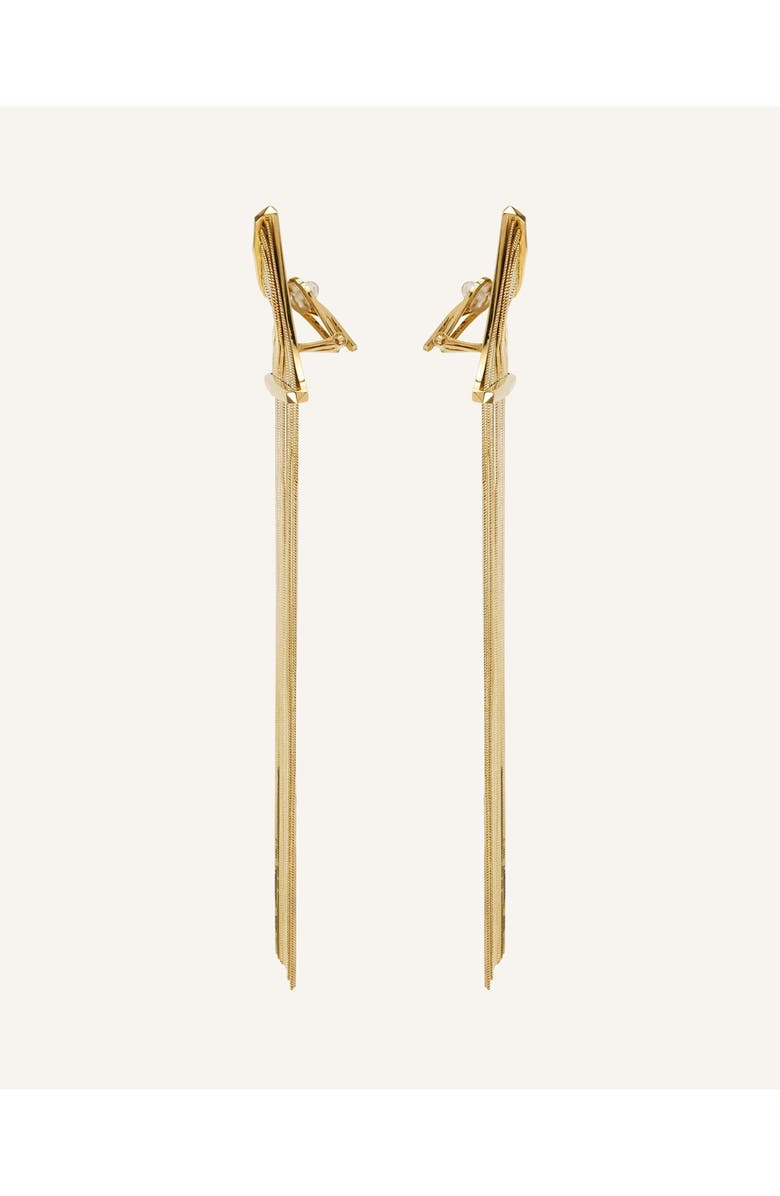Lanvin Chain Earrings, Alternate, color, Gold