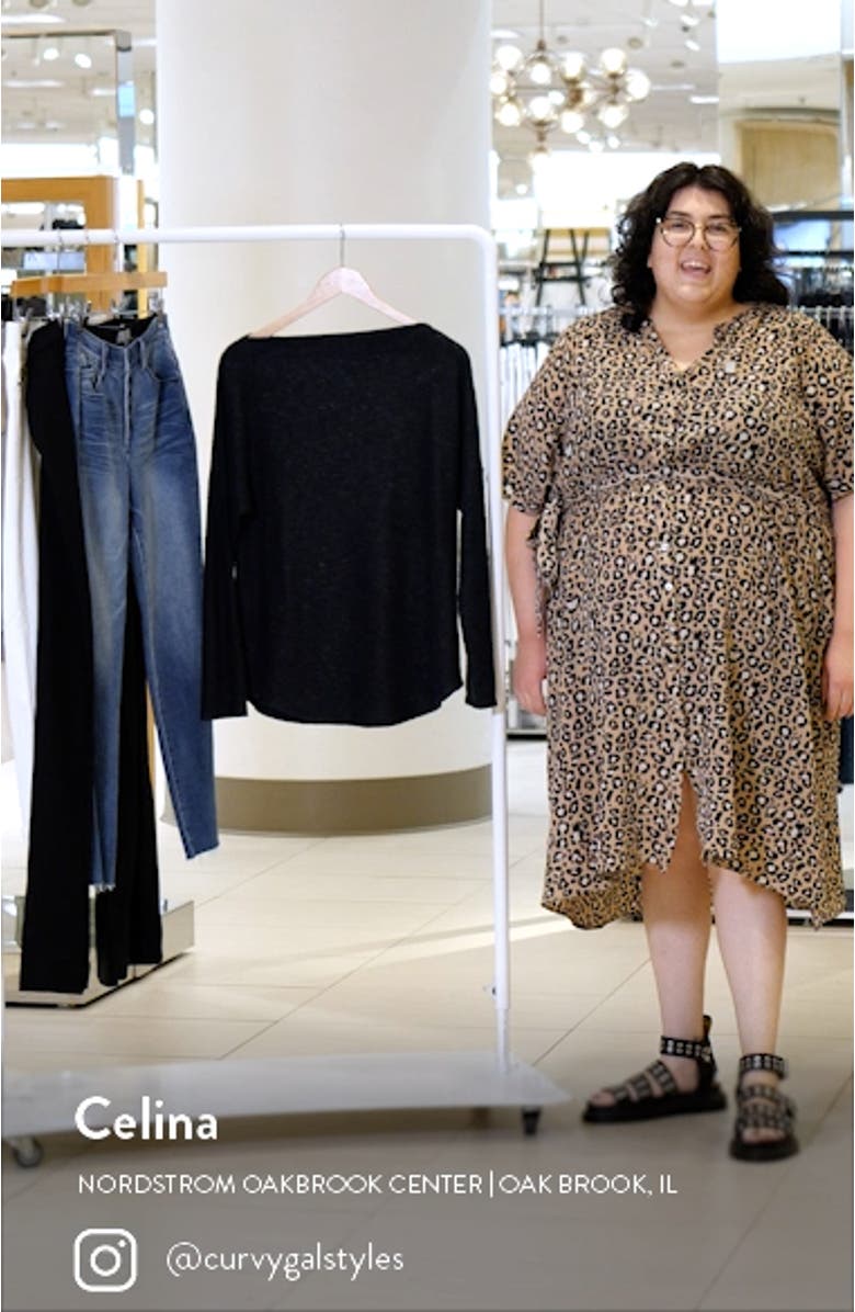 Boat Neck Long Sleeve Top, sales video thumbnail