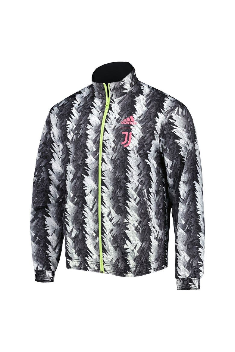 Men's adidas Black Juventus 2022/23 On-Field Team Logo Anthem Reversible Full-Zip Jacket, Alternate, color, Black