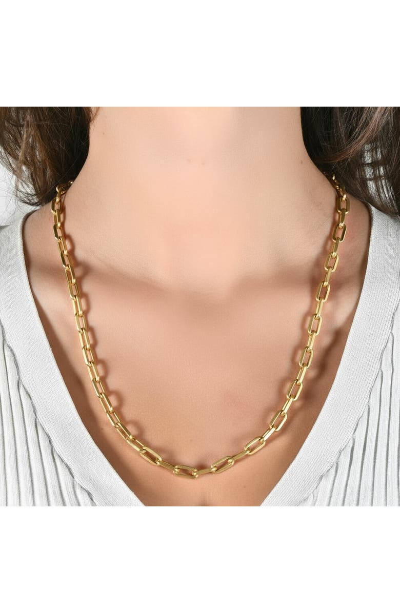 Bliss Diamond 14k Gold Women's 24" Chain Necklace 34 Grams 8mm Thick, Alternate, color, 14K Yellow Gold