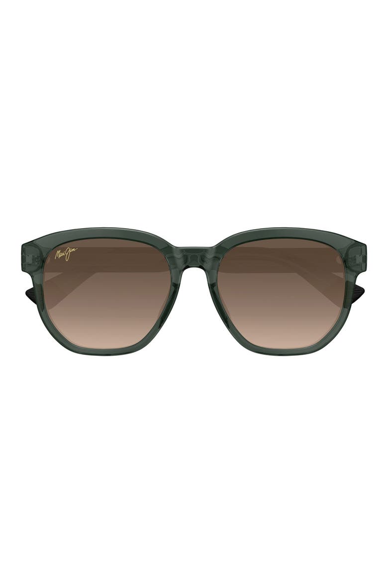Akahai 56mm Polarized Round Sunglasses, Main, color, GREY