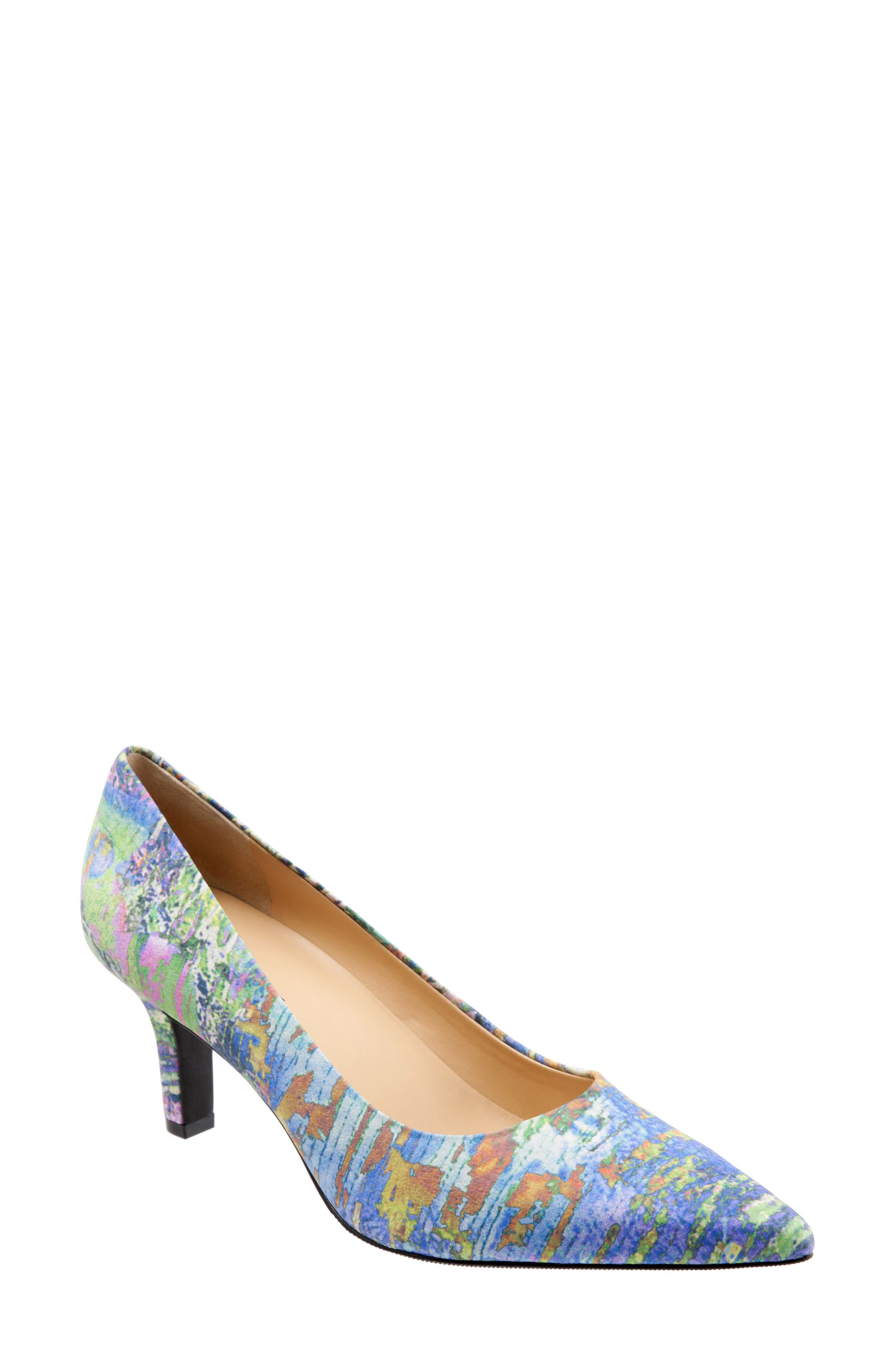 Noelle Pointy Toe Pump, Main, color, MONET MULTI LEATHER