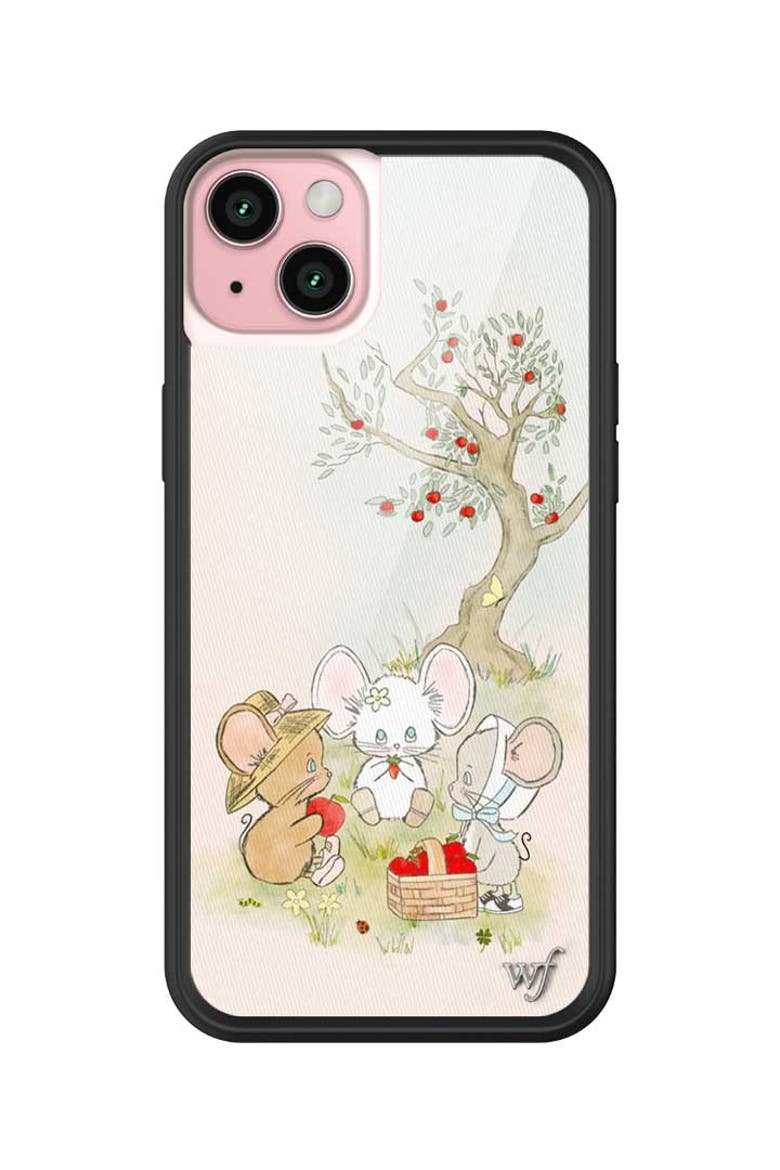 Mice Friends iPhone Case, Alternate, color, Tan