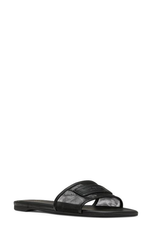 Kate Spade New York Breezy Mesh Slide Sandal In Black