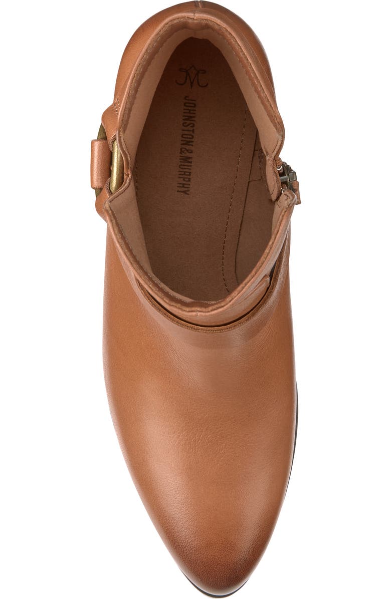Johnston & Murphy Trista Harness Bootie, Alternate, color, Cognac Calfskin