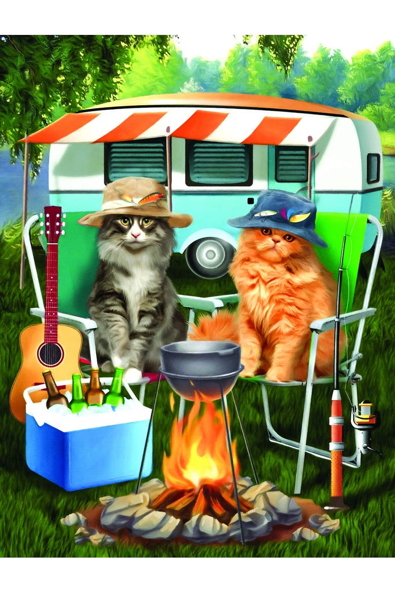 Camping Buddies 300 piece Jigsaw Puzzle for Adults, Alternate, color, Multicolor