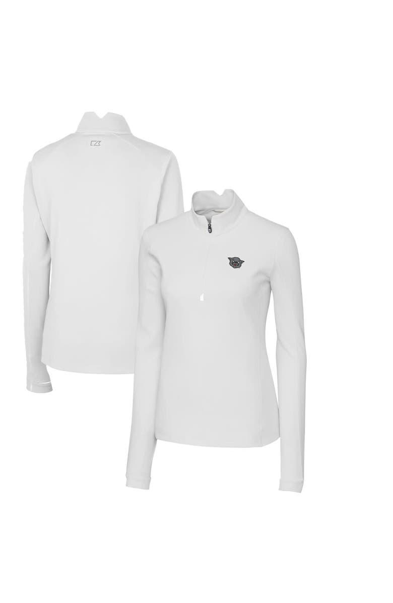 Cutter & Buck Women's Cutter & Buck White Cincinnati Bearcats Traverse Stretch Quarter-Zip Pullover Top, Alternate, color,