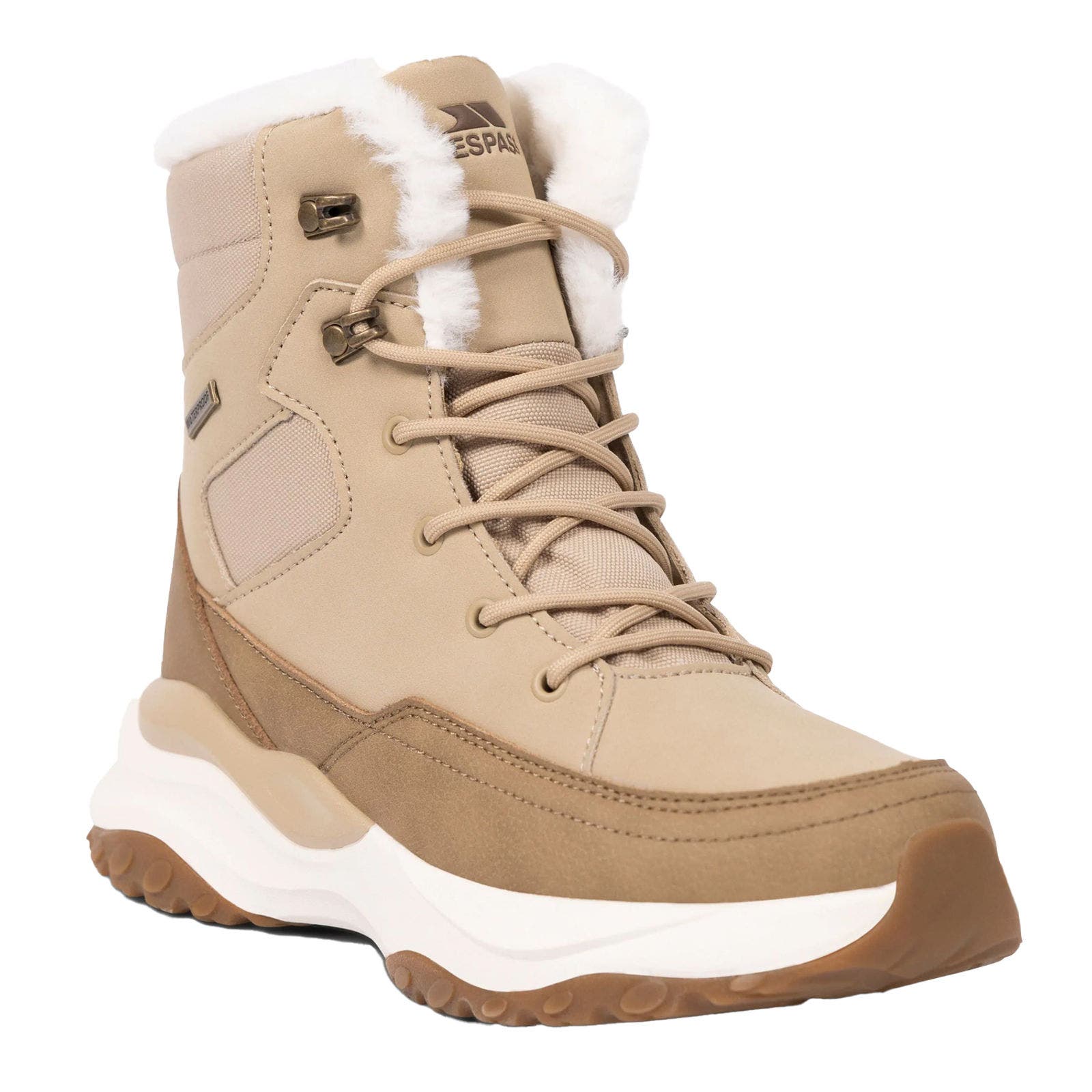 Nadine Snow Boots, Main, color, Ecru