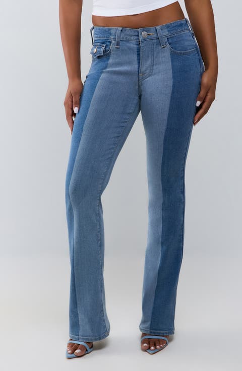 Becca Colorblocked Bootcut Jeans