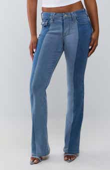 Becca Colorblocked Bootcut Jeans