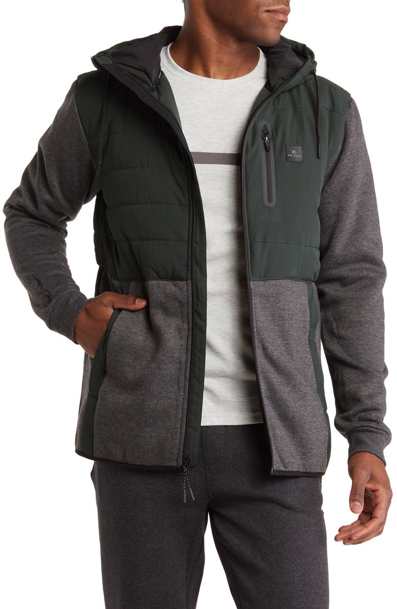 Rip Curl Heatseeker Zip Hoodie, Main, color, 