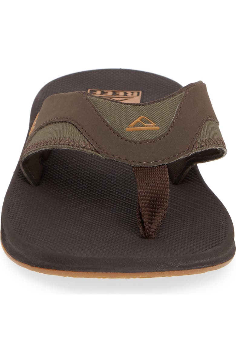 Reef Fanning Low Flip Flop, Alternate, color, Brown Gum