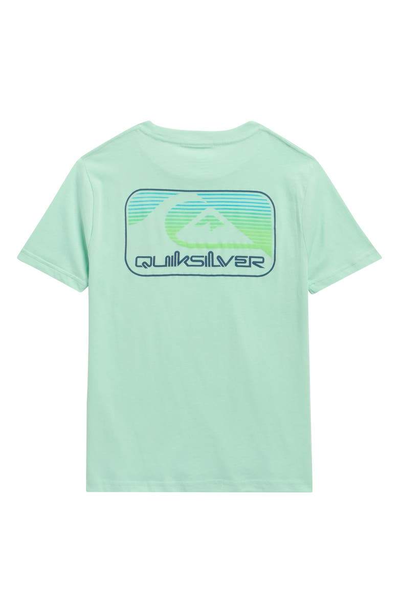 Quiksilver Kids' Core Graphic Print T-Shirt, Alternate, color, Brook Green