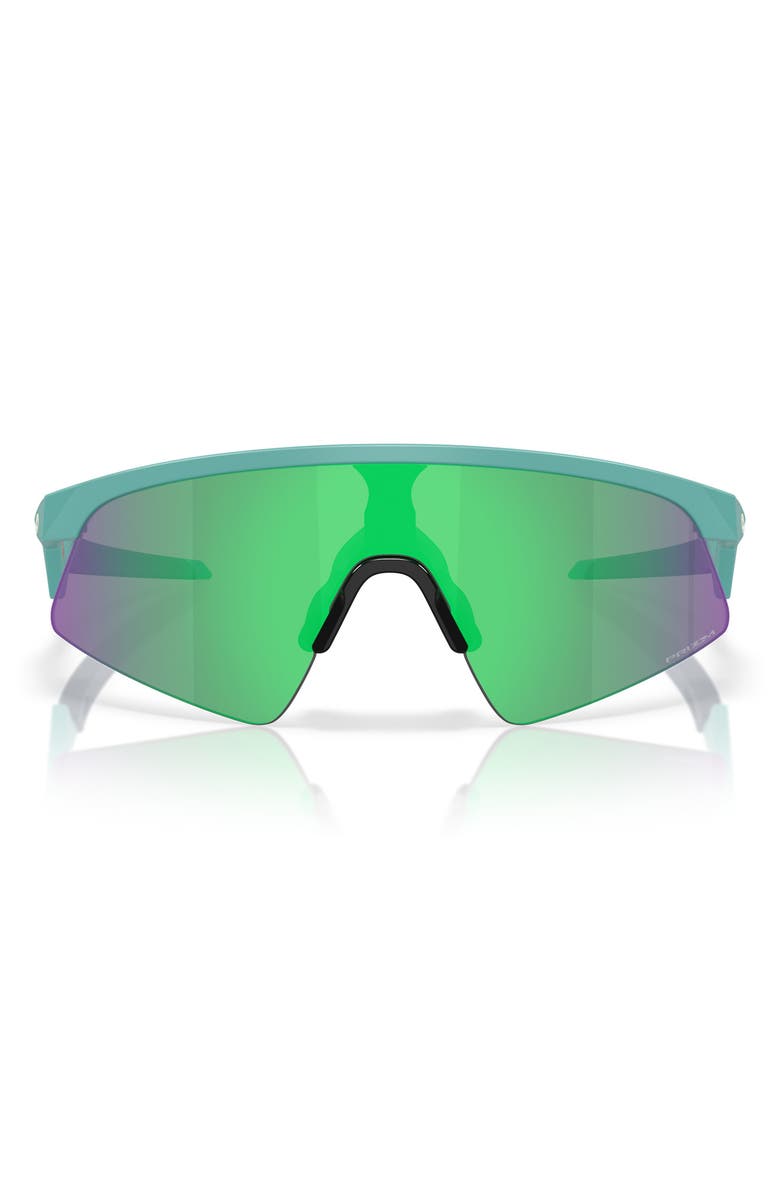 Oakley Prizm<sup>™</sup> Everyday 28mm Rectangular Sunglasses, Main, color, Matte Pacific / Prizm Jade