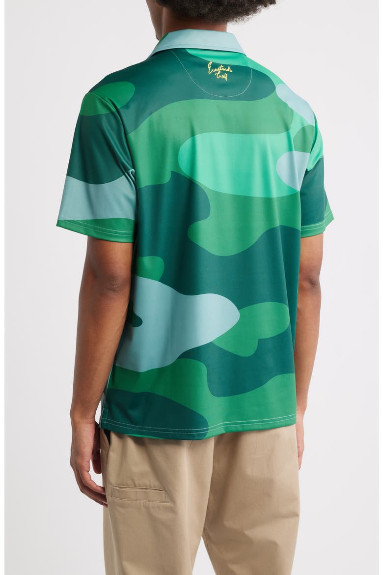 Snap Placket Performance Golf Polo, Alternate, color, VERDE