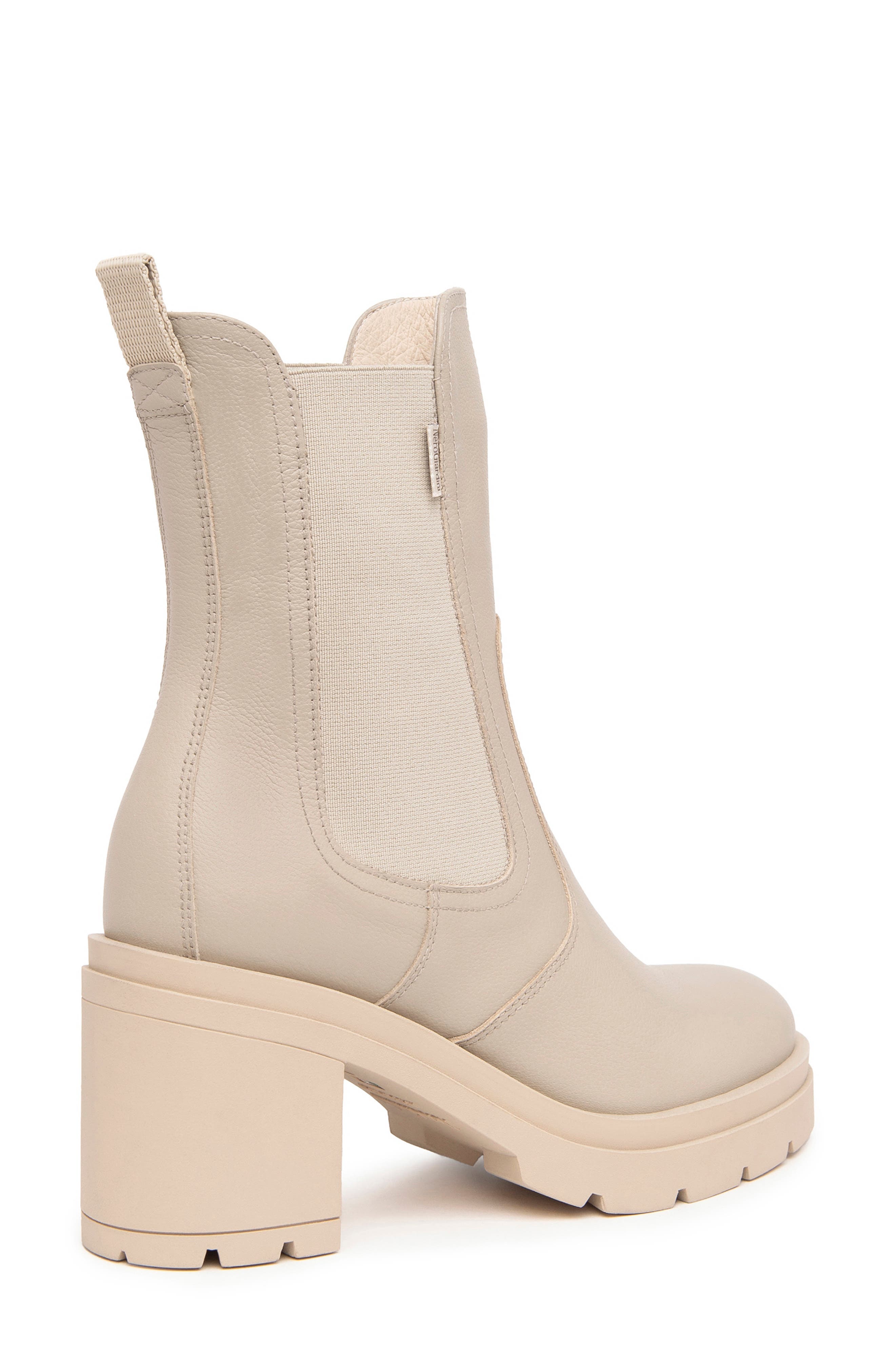 NeroGiardini Lug Sole Chelsea Boot, Alternate, color, Beige/ Khaki