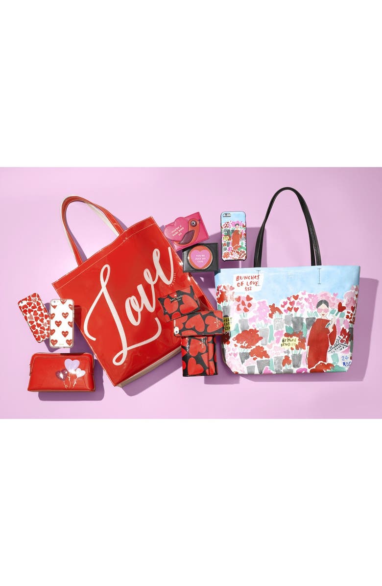 Kate Spade New York scattered hearts iPhone 7 Case, Alternate, color,