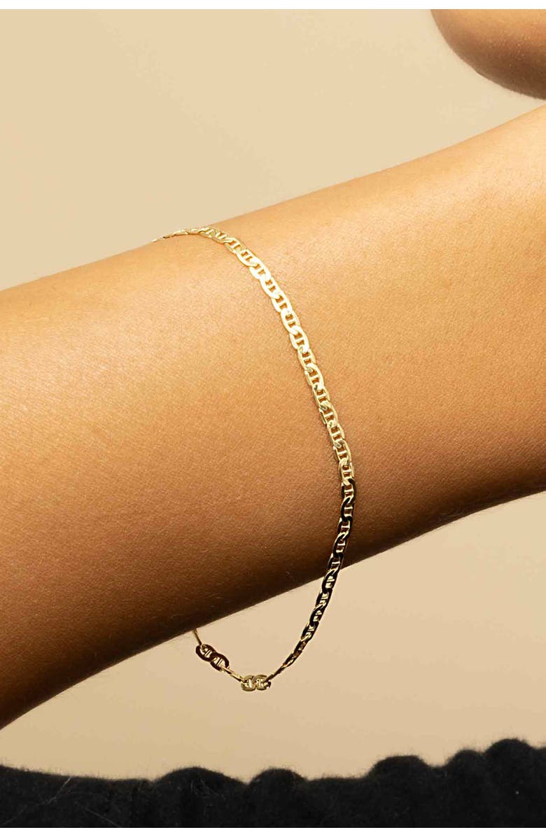 Oradina 14K Gold Mystic Mariner Bracelet, Alternate, color, Yellow Gold