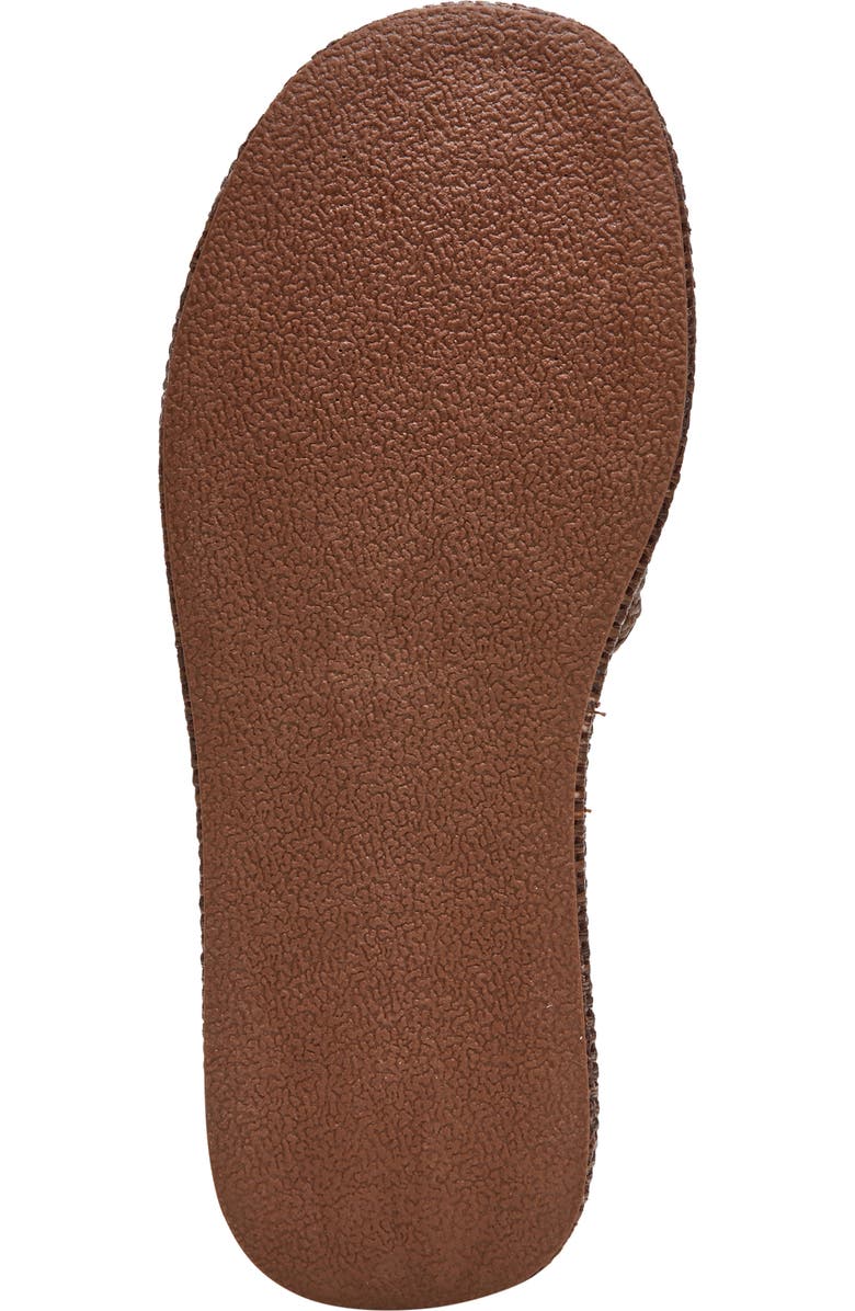 Steve Madden Brandy Platform Wedge Slide Sandal, Alternate, color, Brown Raffia