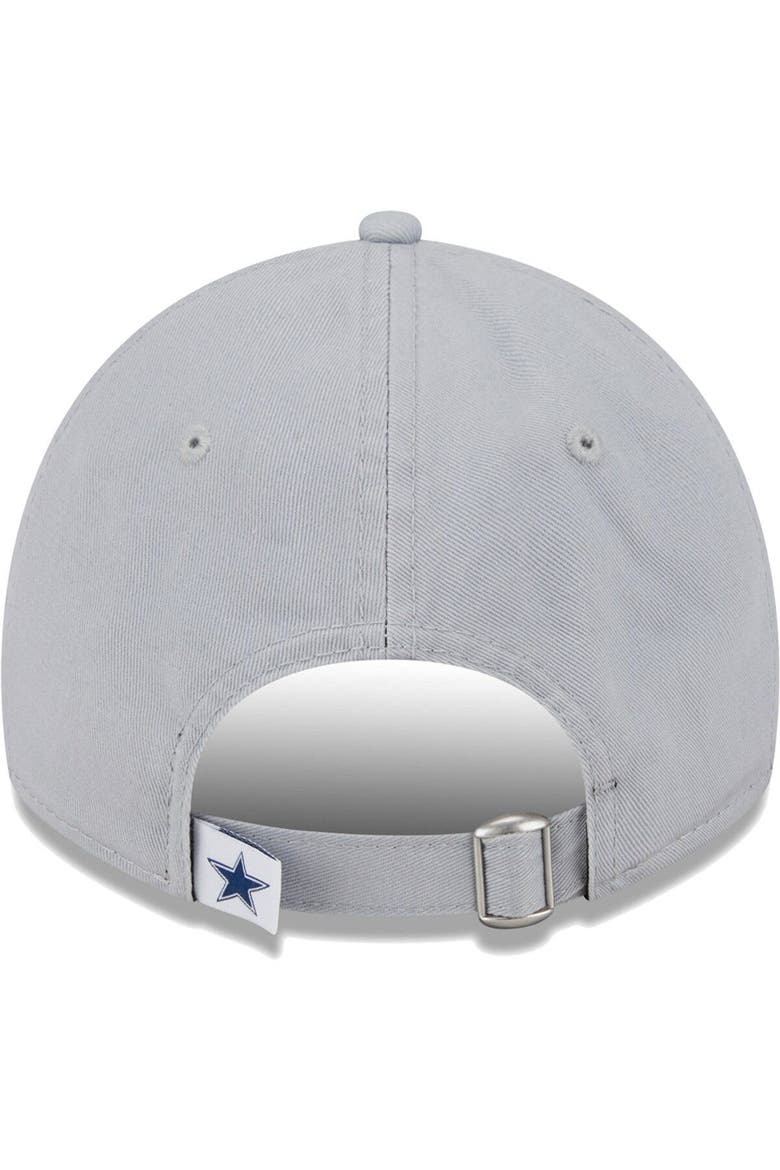 Men's New Era  Gray Dallas Cowboys Main Core Classic 2.0 9TWENTY Adjustable Hat, Alternate, color, Gray