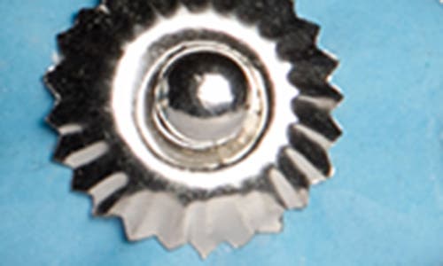 Kinetic 8-pack Knobs In Wavy Blue Silver