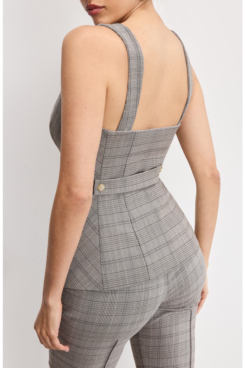 Plaid Vest, Alternate, color, GLEN PLAID001