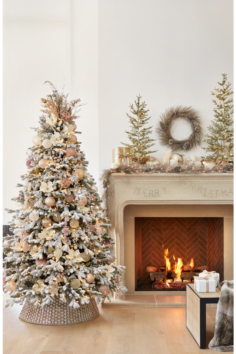 Frosted Fraser Fir® Pre-Lit Artificial Tree, Alternate, color, LED CLEAR