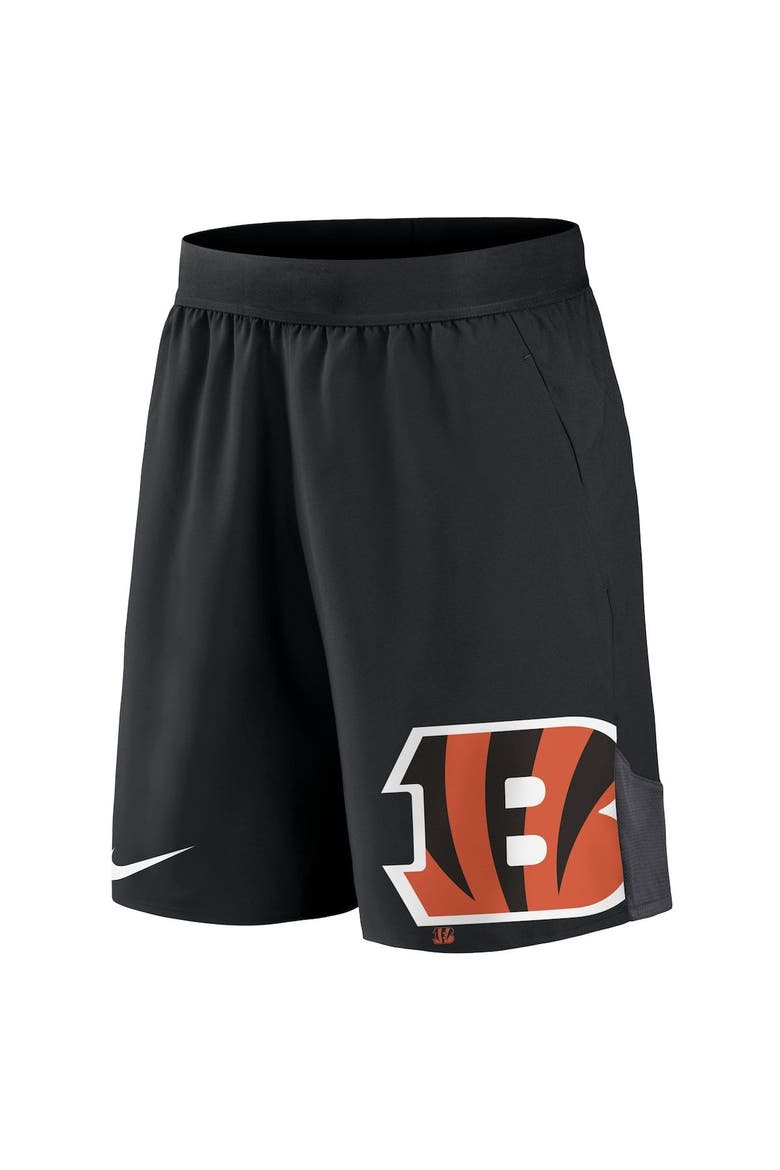 Men's Nike Black Cincinnati Bengals Stretch Performance Shorts, Alternate, color, Black