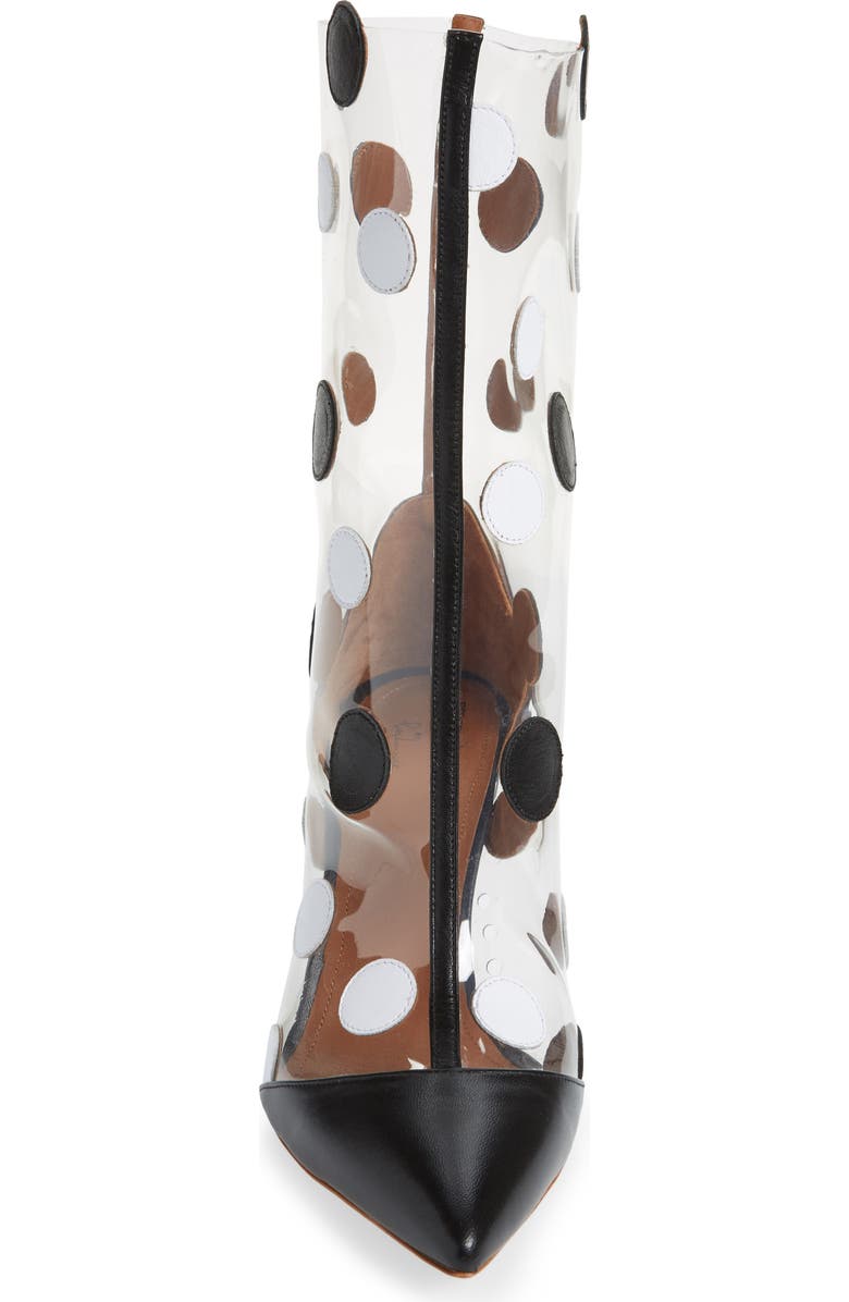 Malone Souliers x Emanuel Ungaro Katoucha Polka Dot Bootie, Alternate, color,