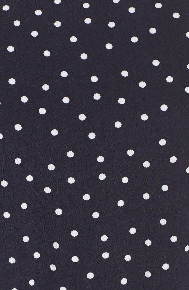 Bardot Polka Dot Off the Shoulder Dress, Alternate, color, 