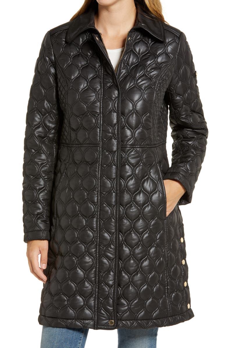 Via Spiga Mix Stitch Quilted Walker Jacket, Alternate, color,