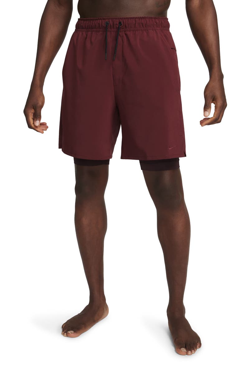 Dri-FIT Unlimited 2-in-1 Versatile Shorts, Main, color, DARK TEAM RED/ BURGUNDY CRUSH