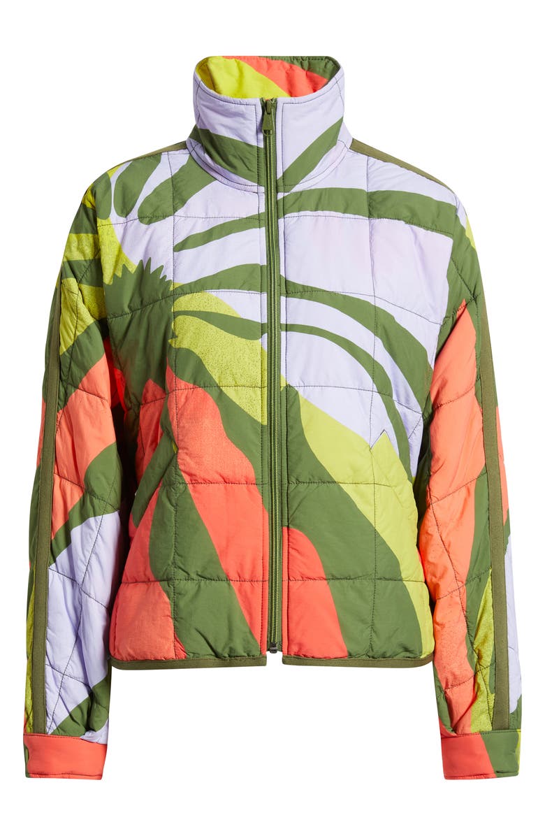 Free People Pippa Placement Print Quilted Jacket, Alternate, color, Retro Sun Martini