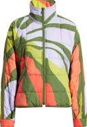 Free People Pippa Placement Print Quilted Jacket