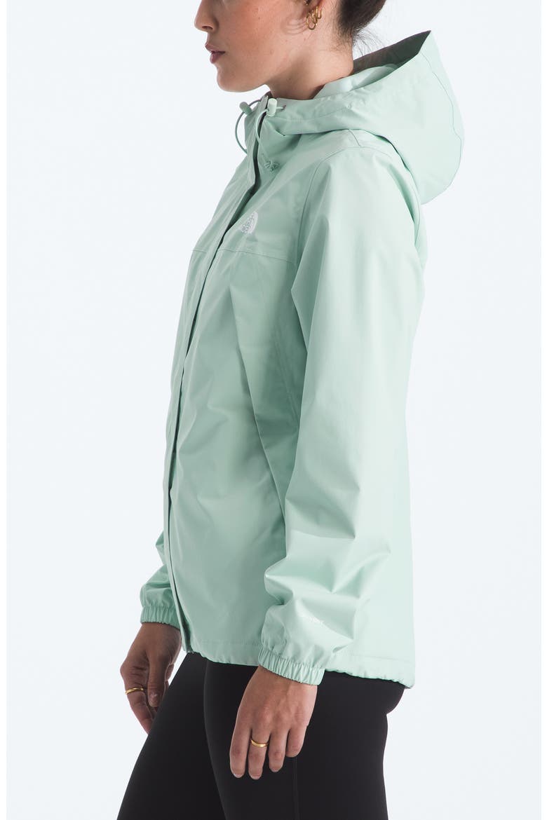 Antora Waterproof Hooded Rain Jacket, Alternate, color, OPAL FROST