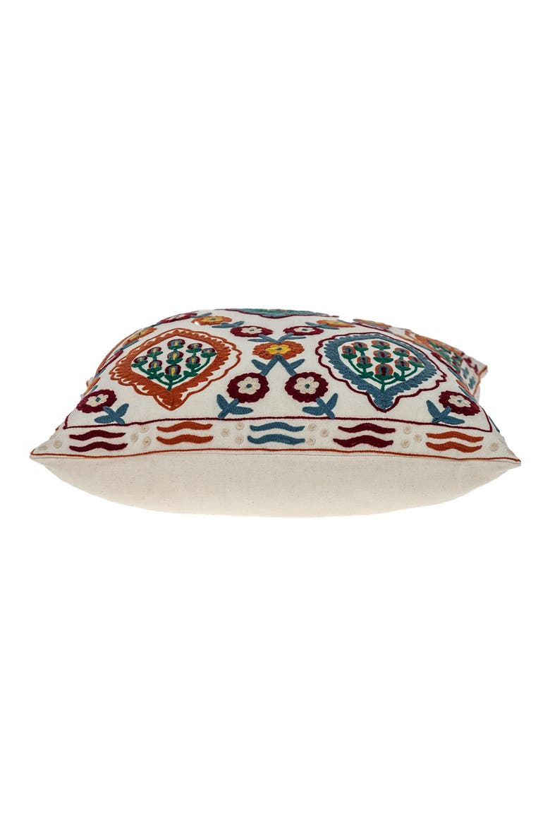 Florina Tapestry Throw Pillow, Alternate, color, BEIGE