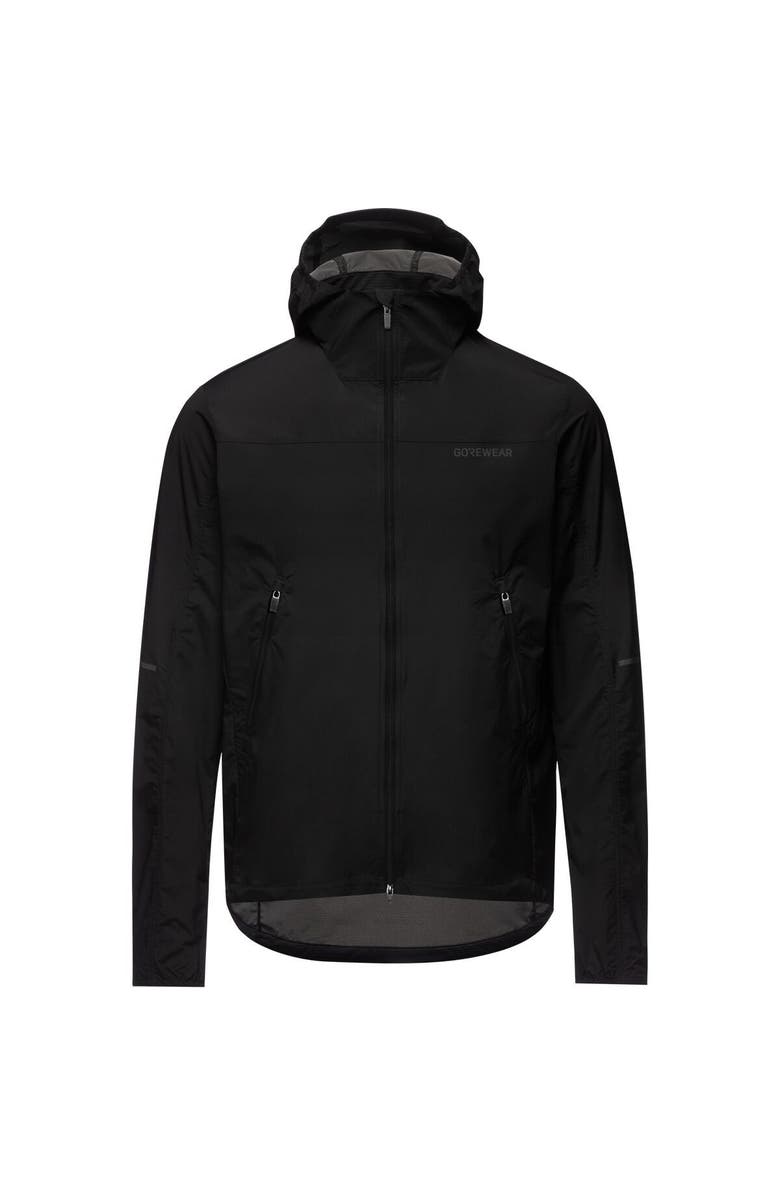 GOREWEAR Fernflow Hooded Windbreaker - Men's, Main, color, Black