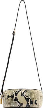 Khaite Mini Kye Snakeskin Embossed Leather Crossbody Bag