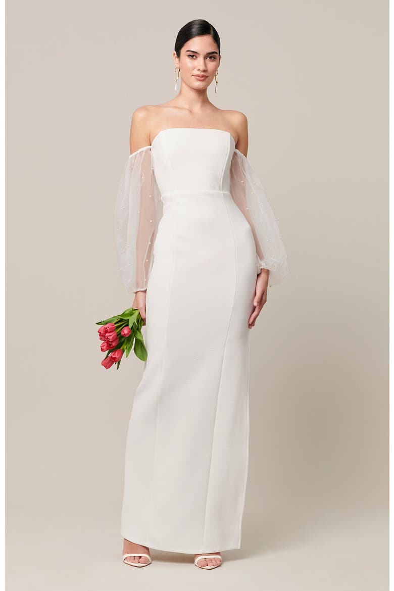 Iris Maxi Dress, Alternate, color, White