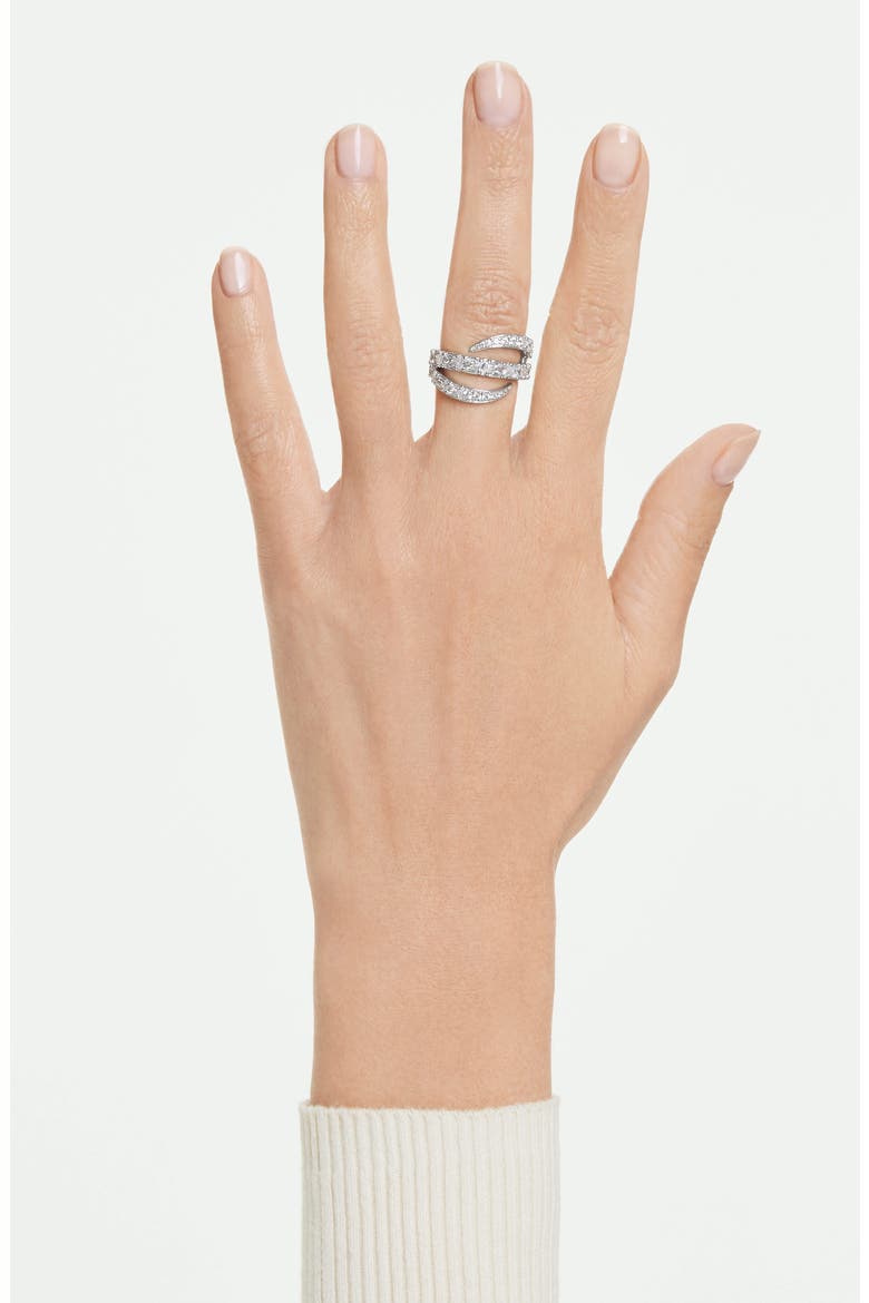 Vienna Crystal Ring, Alternate, color, WHITE RHODIUM PLATED