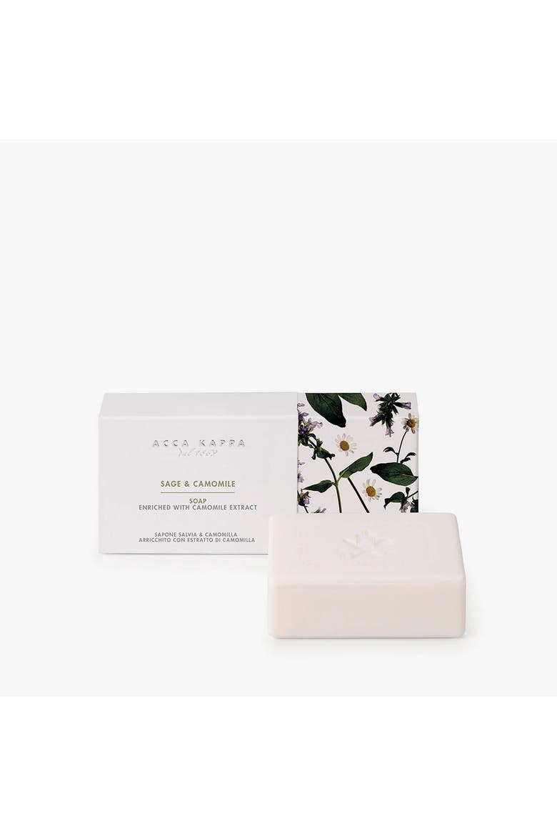 Sage & Chamomile Soap, Main, color, White