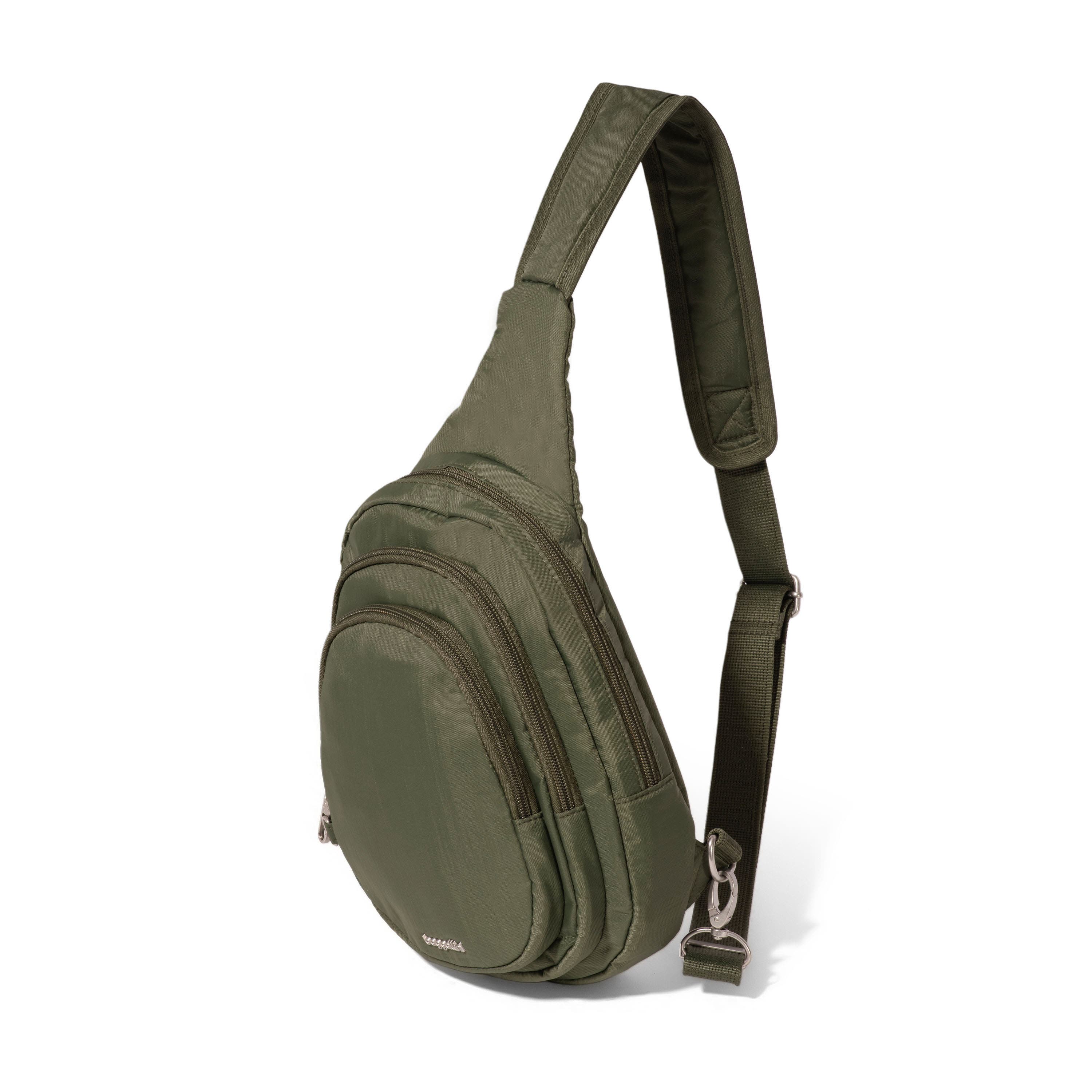 Securtex Anti-Theft Multi Zip Sling, Alternate, color, THYME